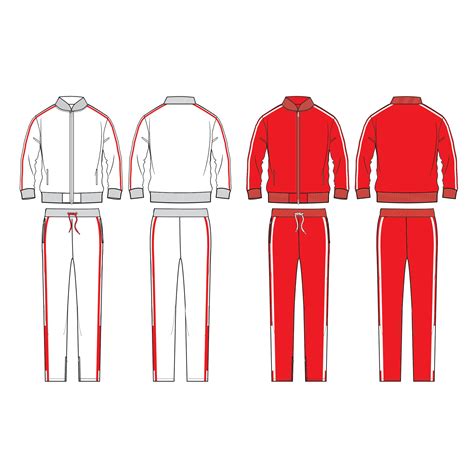 Full Tracksuit Template
